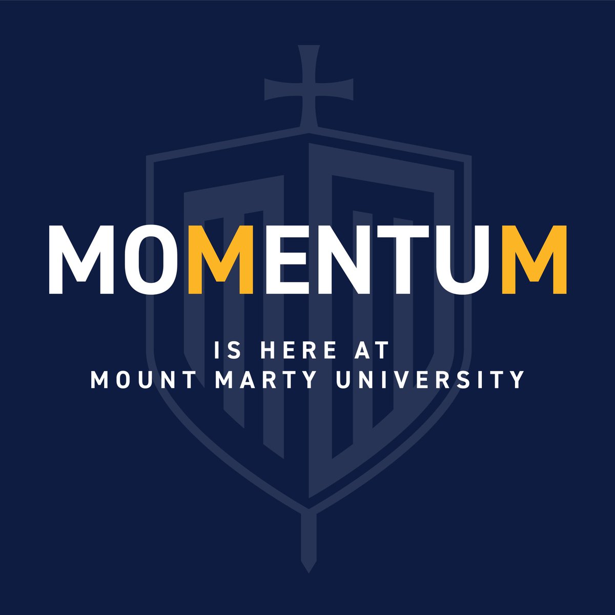 RuttenJoe's tweet photo. Momentum is here at Mount Marty UNIVERSITY!

Today, we announced that we will officially become #MountMartyU on July 1! I’m proud to be part of an organization that has grown into the title of university and am excited to see what we come up with next. #MMU #leadserveimpact https://t.co/TlRLJkzmJS