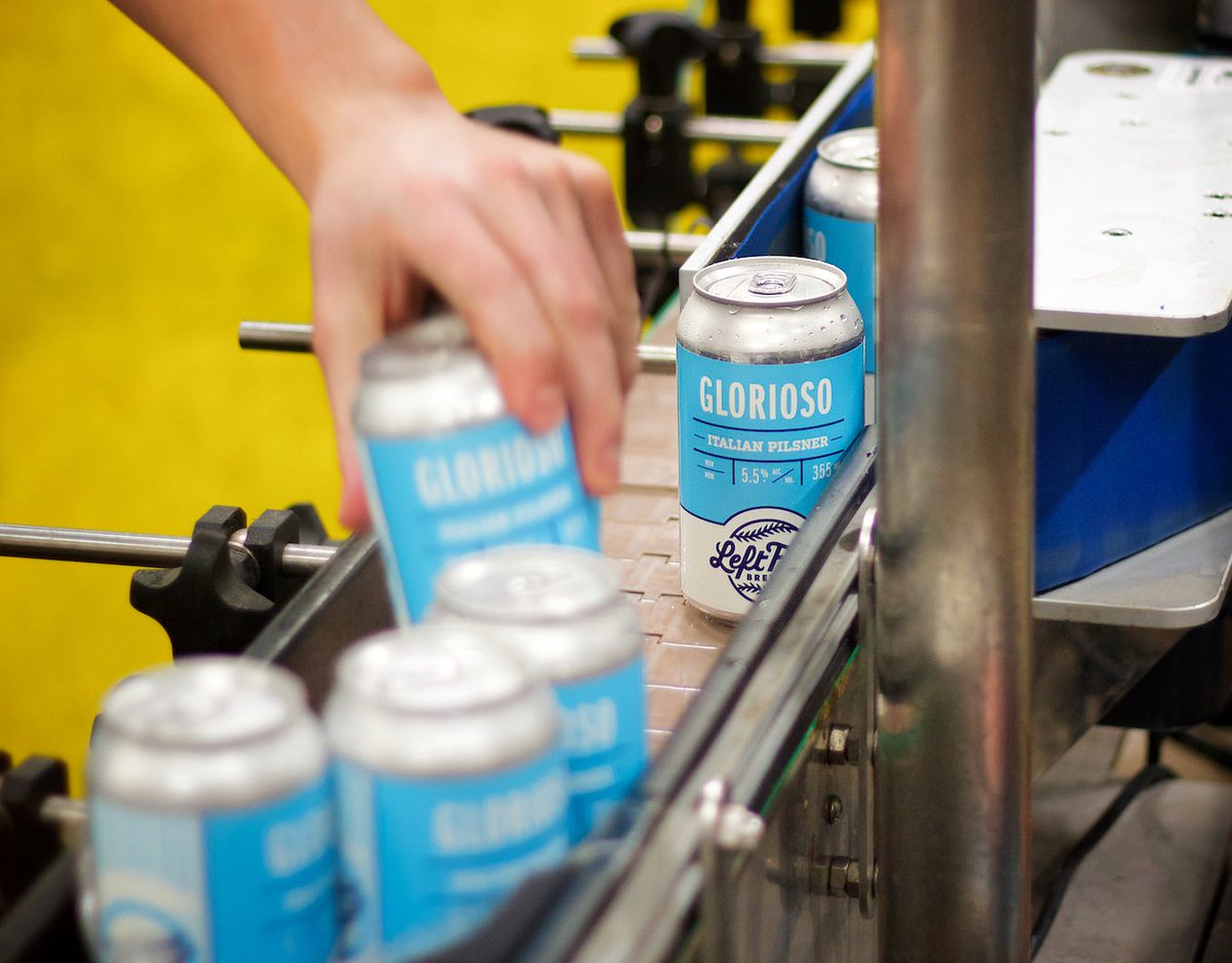 LFBrewery's tweet photo. Fresh Glorioso Italian Pilsner - right off the line! Available in the Tap Room and Bottle Shop tomorrow (Jan 30) or in the Fan Shop for home delivery now! #leftfieldbrewery #glorioso #italian #pilsner
https://t.co/tqM1JtKsZQ https://t.co/ncymS9XBpM
