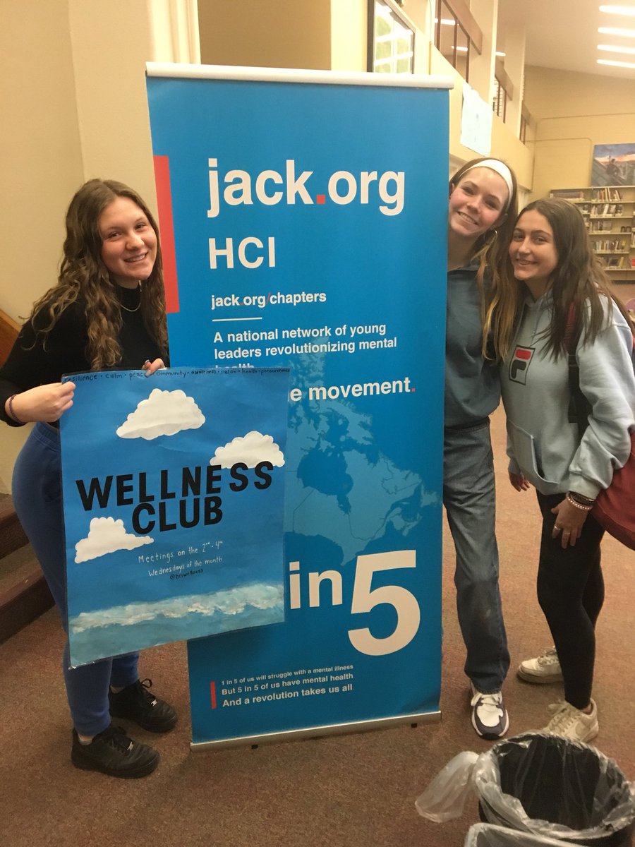 HumbersideLibr1's tweet photo. HCI’s Well-being Club is happy to be a part of Bell Let’s Talk Day with morning greetings &amp; activities at lunch #BellLetsTalk @HumbersideLibr1 @TDSB_MHWB https://t.co/URUEkSIzAk