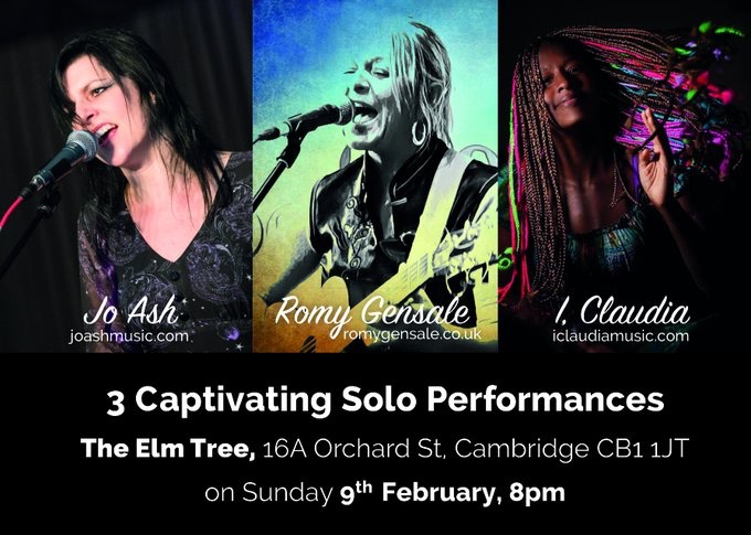 Next weekend I'll be performing some of my newest songs at the <a href="/elmtree_camb/">The Elm Tree</a>. Also performing sets will be the fantastic <a href="/IClaudiamusic/">I, Claudia</a> and Romy Gensale. It promises to be a lovely evening :) x #livemusic #Cambridge #singersongwriter

joashmusic.com