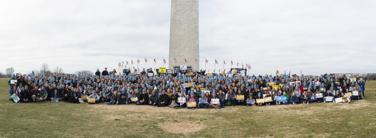 Notre Dame at the 2020 March For Life