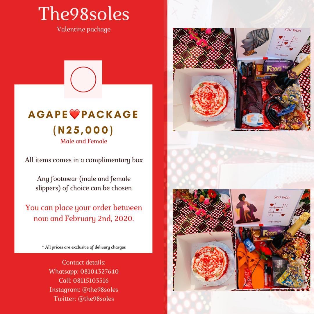 the98soles's tweet photo. @MaziIbe_ Delivery to areas within Lagos and all packages come in a gift box.

🌹 https://t.co/9uC0HRhlj3