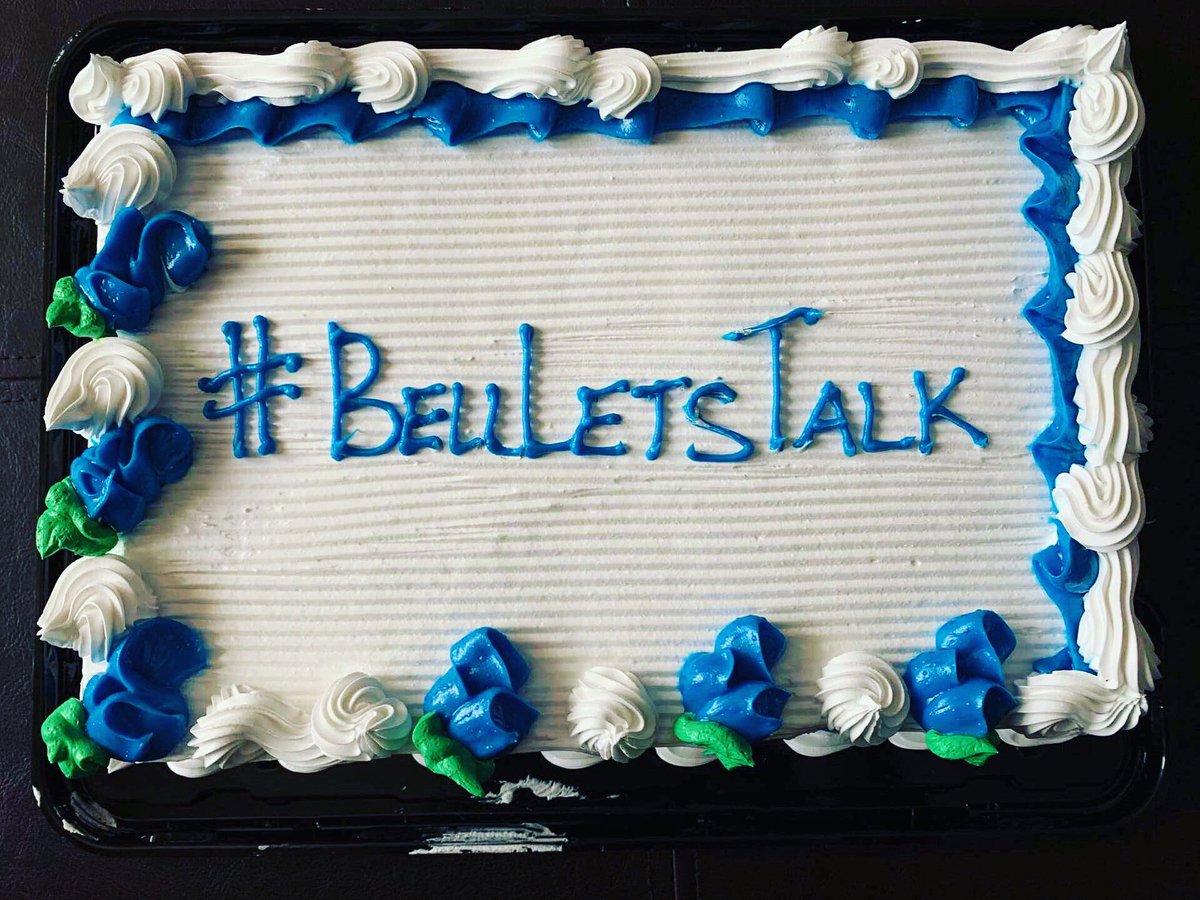 ATLCWellness's tweet photo. It’s #BellLetsTalk day so naturally, we had to have cake:) https://t.co/K4AnXuwNX7