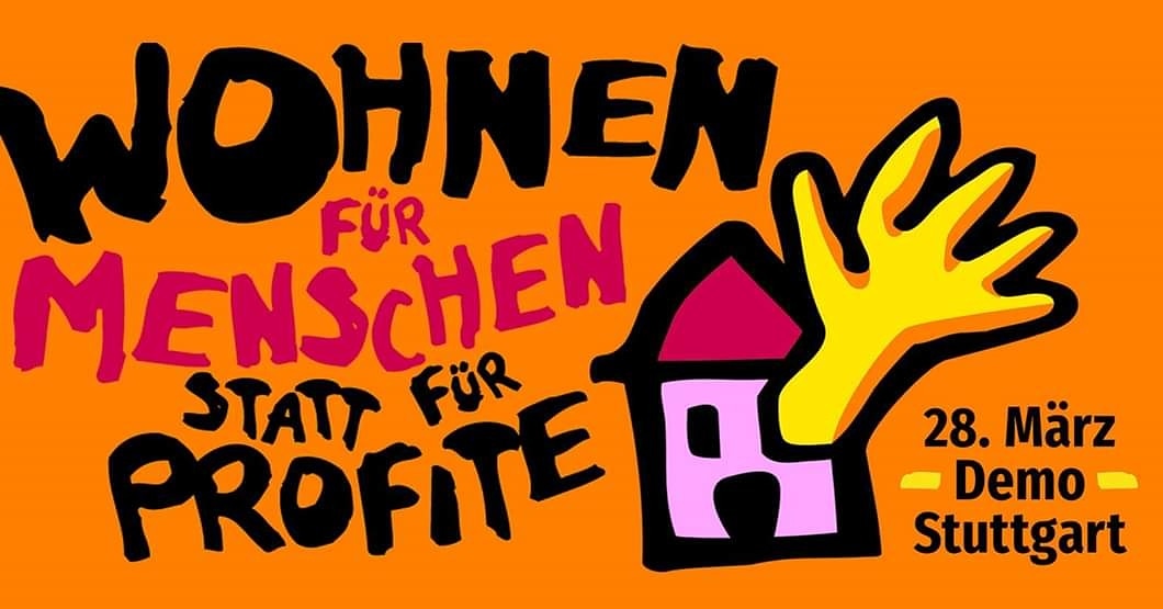 Tom_Salomo's tweet photo. DEMO AM 28. MÄRZ 2020 IN STUTTGART
https://t.co/BPcZpLNX3B
💯 WOHNEN FÜR MENSCHEN STATT FÜR PROFITE!
@druckimkessel
#Stuttgart #LeerstandBeleben #DruckImKessel #WohnenIstMenschenrecht #Mietendeckel #Mietenwahnsinn https://t.co/E5d39CAgZh