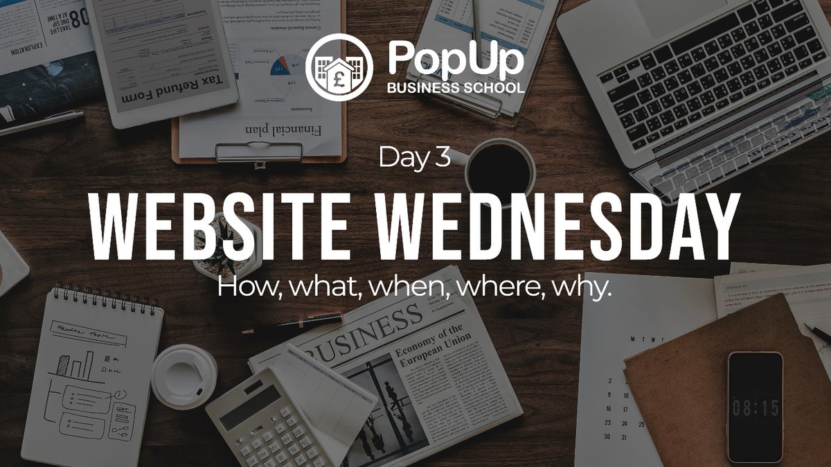Today was #WebsiteWednesday at @popUPbusiness School in #Didcot. My website was already up and running, but I reviewed and updated a lot of content as a result. Please have a look and let me know what I can improve: seventymedia.com