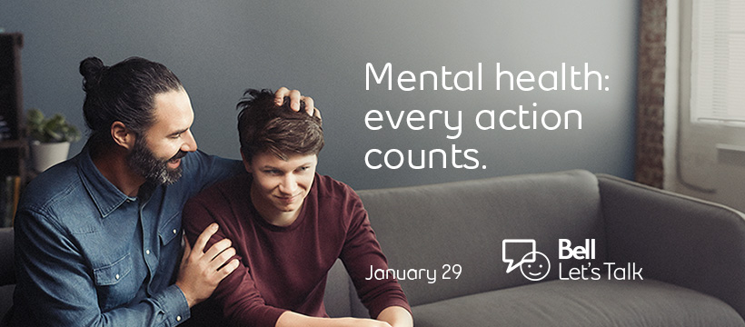 CMHACentral's tweet photo. Let's keep the conversation going on #BellLetsTalk day! For each tweet or retweet with the #BellLetsTalk hashtag, 5 cents will be donated towards #MentalHealth services across Canada. https://t.co/j2UDeKZqPJ