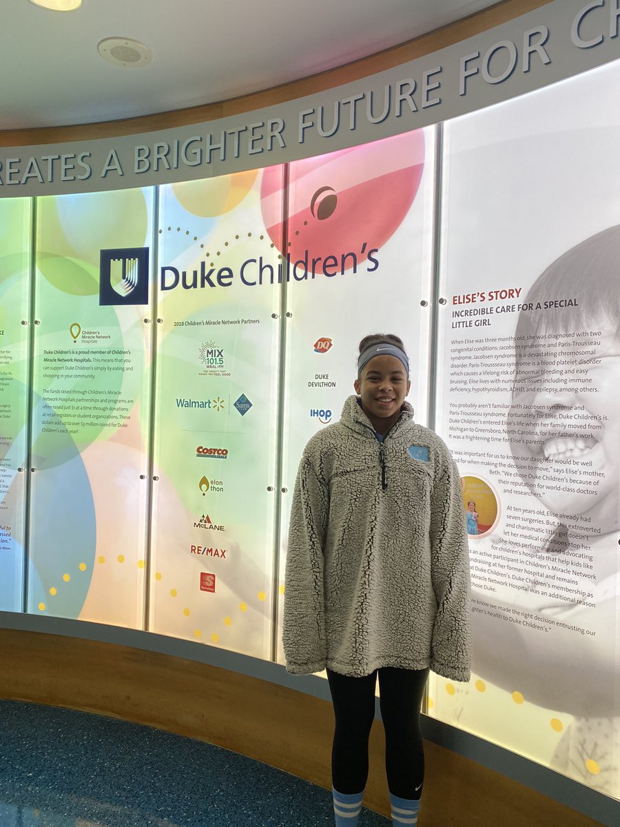 kris_Leak_1908's tweet photo. 🙏🏻Thank you Duke Children’s Cardiology for your continuous care of my diehard Tarheel 🐏
{her cardiologist stated how unique and amazing her status is after the amount of procedures— I could have told him that} #butGod #blessed #futureGameChanger https://t.co/ClQKGgZlw1