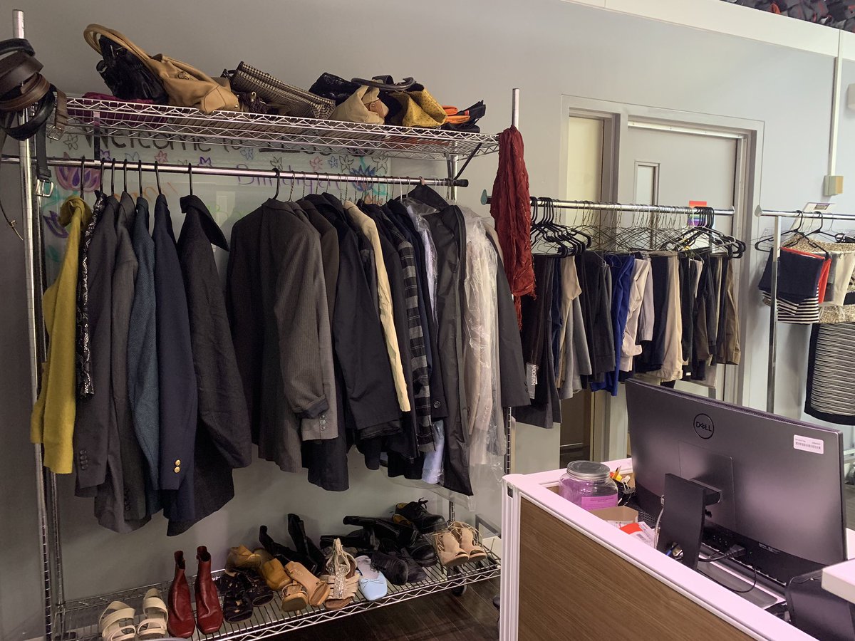 mohawk_iess's tweet photo. Stop by our Clothing Closet sponsored by Rogers in A114 for some professional clothing at no cost - a great opportunity for our upcoming Employment Gatherings. https://t.co/tKOvg9rSxv