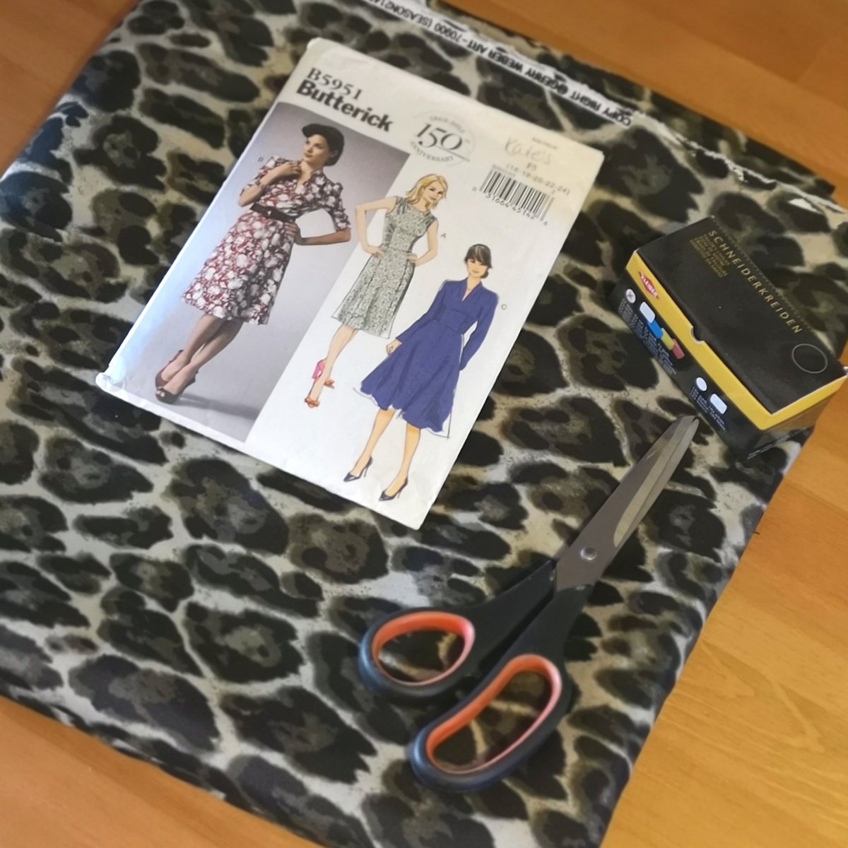 New project! Can't wait to get started! #homesewing #butterick #pattern #dressmaking #dressmaker