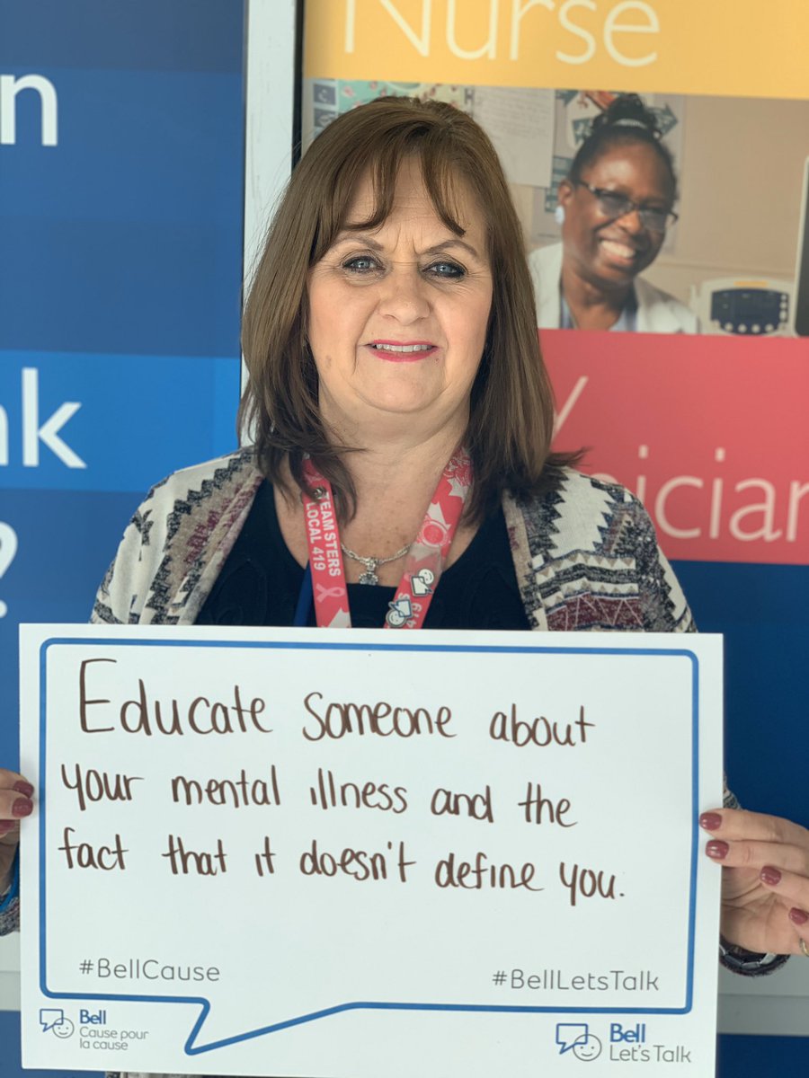 OslerFoundation's tweet photo. When it comes to #mentalhealth, every action counts. Our staff are joining the conversation to help create positive change and to thank @Bell_LetsTalk  for their rTMS gift! #BellLetsTalk https://t.co/3TF4xiSa46