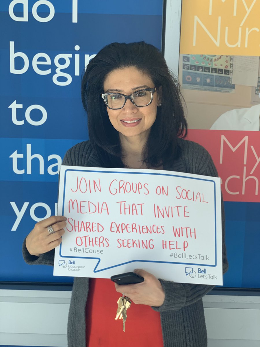 OslerFoundation's tweet photo. When it comes to #mentalhealth, every action counts. Our staff are joining the conversation to help create positive change and to thank @Bell_LetsTalk  for their rTMS gift! #BellLetsTalk https://t.co/3TF4xiSa46