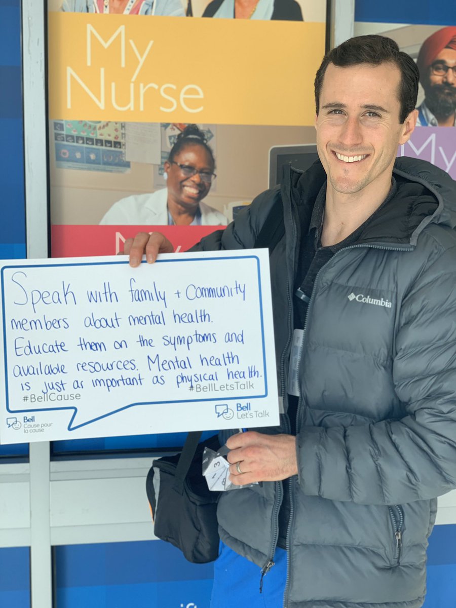 OslerFoundation's tweet photo. When it comes to #mentalhealth, every action counts. Our staff are joining the conversation to help create positive change and to thank @Bell_LetsTalk  for their rTMS gift! #BellLetsTalk https://t.co/3TF4xiSa46