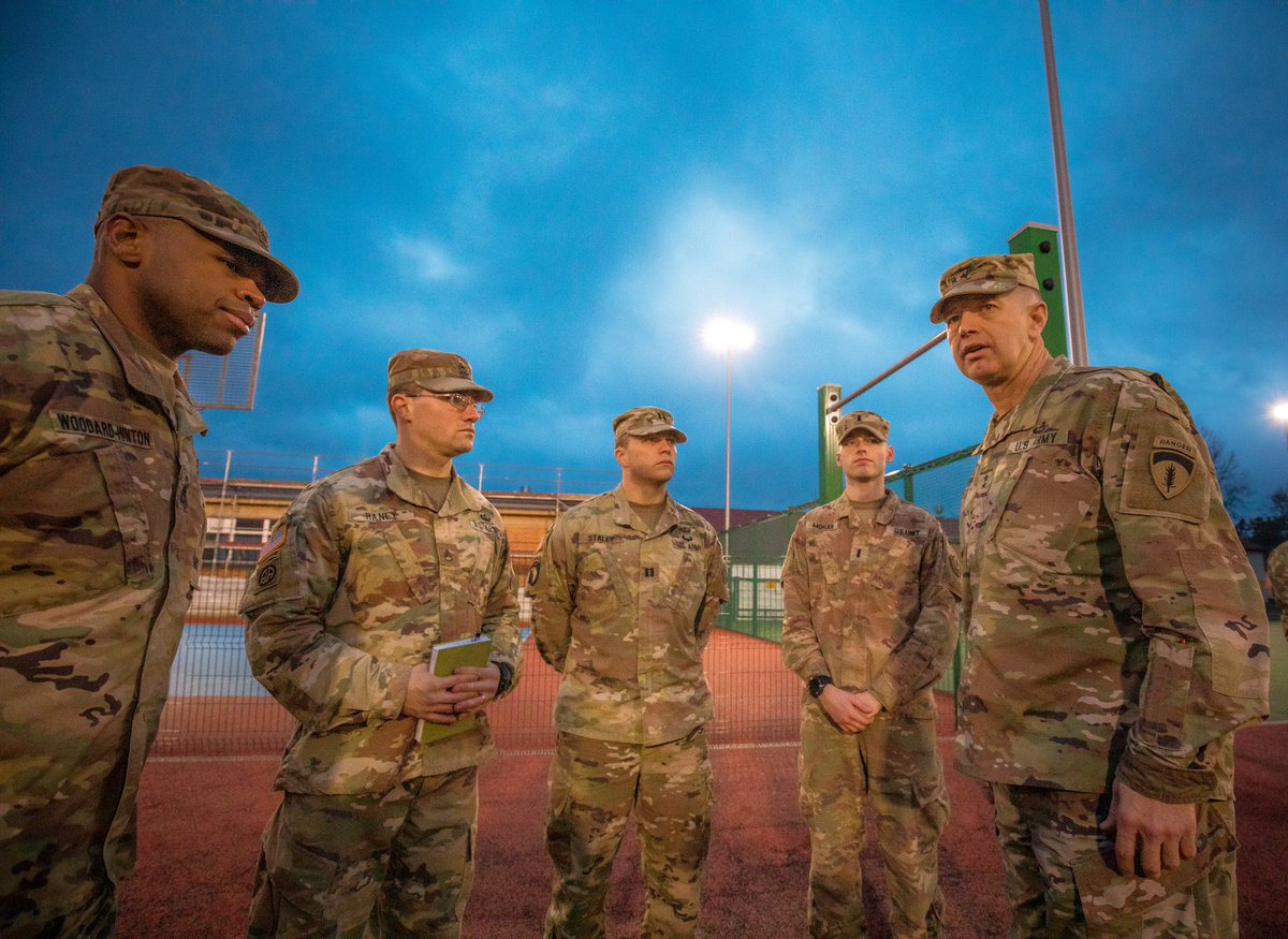 BG_Poland_eFP's tweet photo. A welcome surprise!
Maj. Gen. Joe Jarrard 🇺🇸, U.S. Army Europe Deputy Commanding General for Army National Guard, paid our soldiers a visit today, awarding several multinational Soldiers for their hard work in the Battle Group🏆🇺🇸🇬🇧🇹🇩🇭🇷🇵🇱
#eFP #BGPol #WeAreNato https://t.co/Xoy1NOr1oI