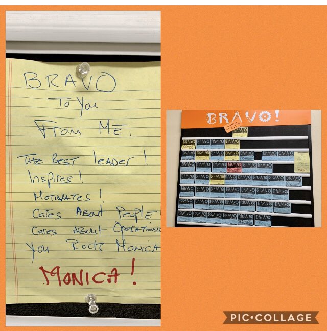 Thank you Monica for being such a great inspiration for the Roanoke Team and creating an amazing Associate experience.!!