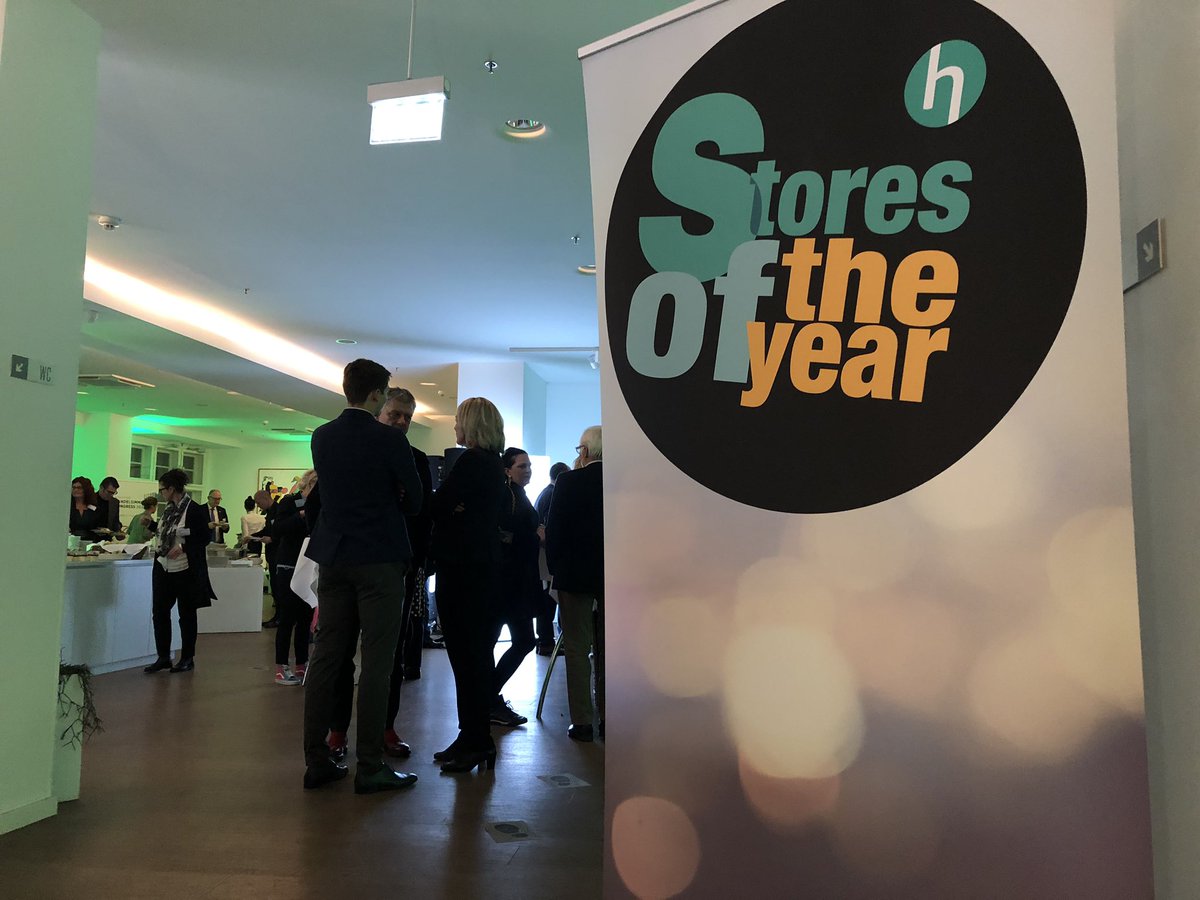 Heute Abend Hochspannung und viel Glamour bei der Verleihung der Stores of the Year 2020 #soty20 in Berlin