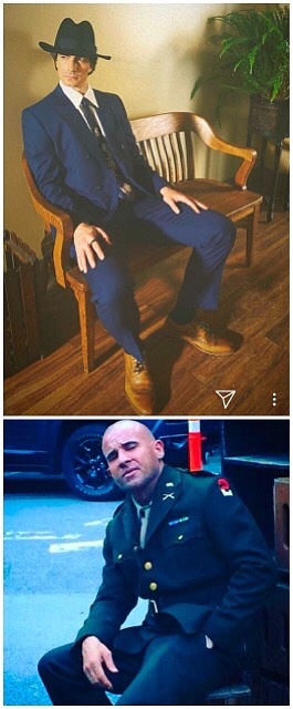 Waiting in the area designated for visitors to the base he tried to keep calm and pretend to be the FBI Agent the MPs thought he was. Sara had sent him and @TimeHunterMick back to the 1940s to look for stolen tech.