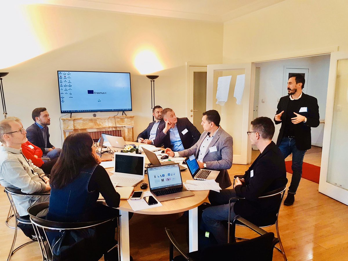 MineVagantiNGO's tweet photo. #MineVagantiNGO #MVNGO #Bruxelles the #KickOffMeeting of the #ErasmusPlus #Big #CollaborativePartnership #Sport #DUMOTION.
#6Partners from #SportUniversities #ResearchInstitutions #SportClubs #NGO are planning the #Modules for the research phase in #Volunteering in Sport. https://t.co/5wh8ttkfvW