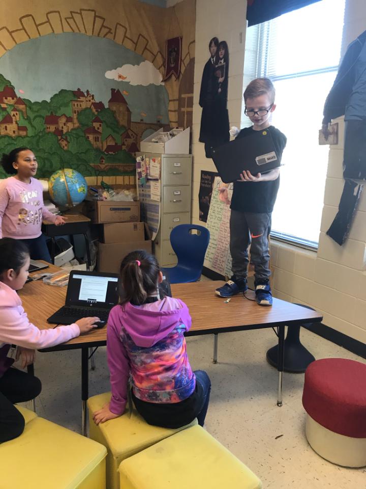 Lewis_Lit's tweet photo. Amazing Reader's Theater performance in 3rd grade with the very best Peter Pan!  @TCEeagles @MarianneSeyler @ELeducation @CMSLit #WeAreTCE https://t.co/vHwySgRvjI