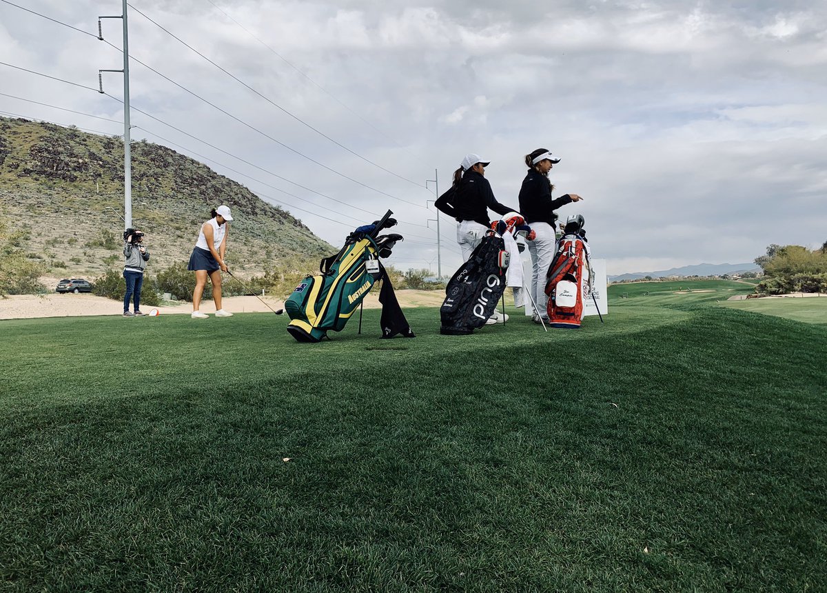 MajorChampions's tweet photo. June Song (-8)🇦🇺 representing #TeamScott gets her round underway and all the Girls are now out on the course #MajorChampions https://t.co/upGFHTM7cI