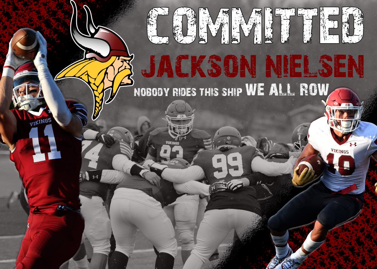 j_nielsen_99's tweet photo. Excited to announce my commitment to VCSU! https://t.co/L1VwXzEjE6