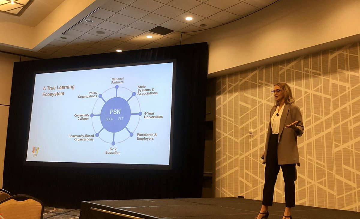 taylor_maag's tweet image. But @Staceylclawson reminds us the work is not over. As we look to 2030 what needs to change to ensure community colleges continue to serve all students and prepare them for the future #learningecosystem