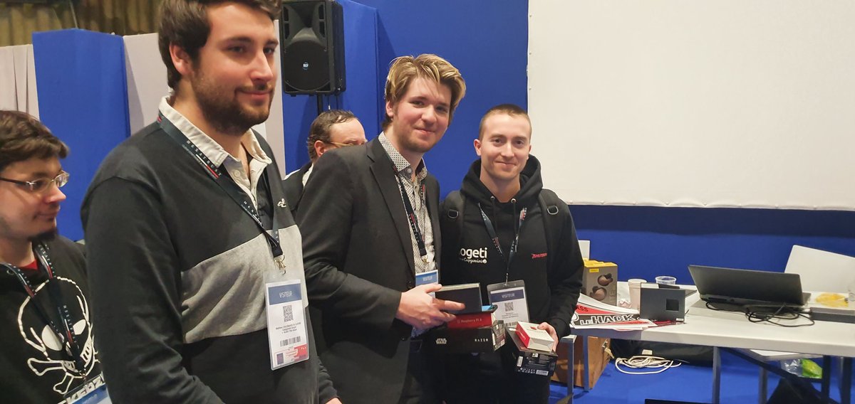 💯🏆 [#FIC2020 • #WINNER]
Bravo aux gagnants du Challenge Forensic #CDAISI ! Une soirée qui se termine en beauté 👏 #SogetiAcesofSpades1 #HEXPRESSO6 #DingDingCTF