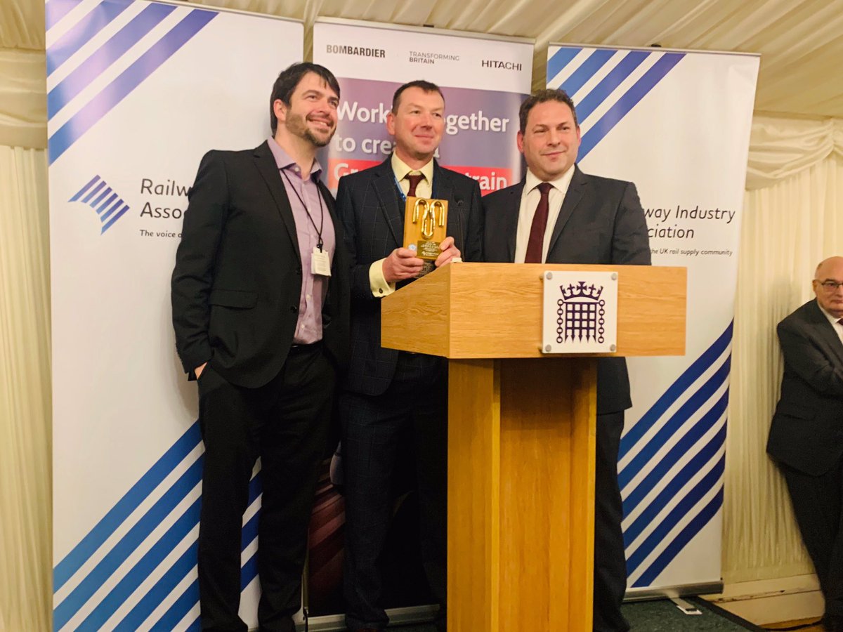 railindustry's tweet photo. #RIARailFellowship class 2019! Thank you for allowing us to showcase the best of the UK rail supply chain. #voiceofrail #RIAParlReception https://t.co/QobVHIK7dY
