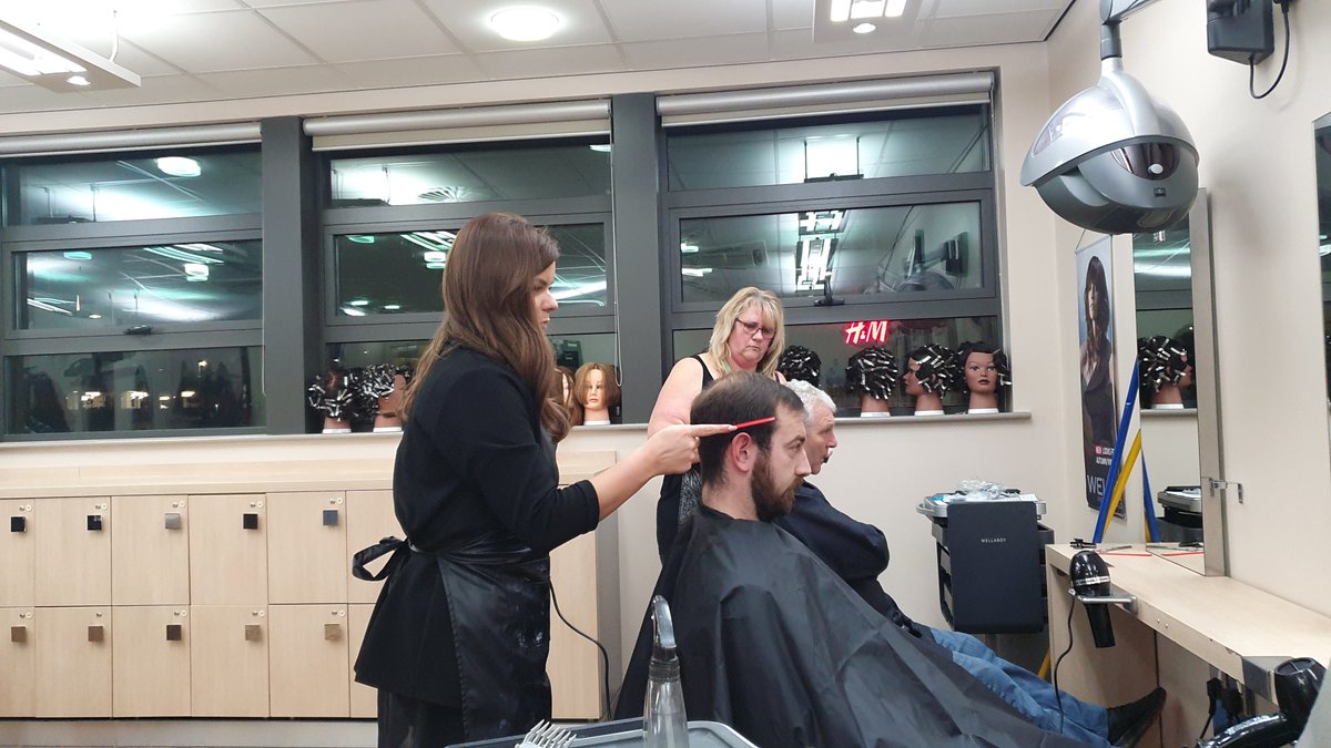 hartlepoolfe's tweet photo. Early evening filming down at @luminarysalons with new @hcfehbmup #Barbering students, putting their skills and knowledge to good use on their first clients #OnlyatHCFE #HCFE2020 #TransformingLives *videostills >> https://t.co/F0JuDWdvgt https://t.co/ltj3xRy8fa