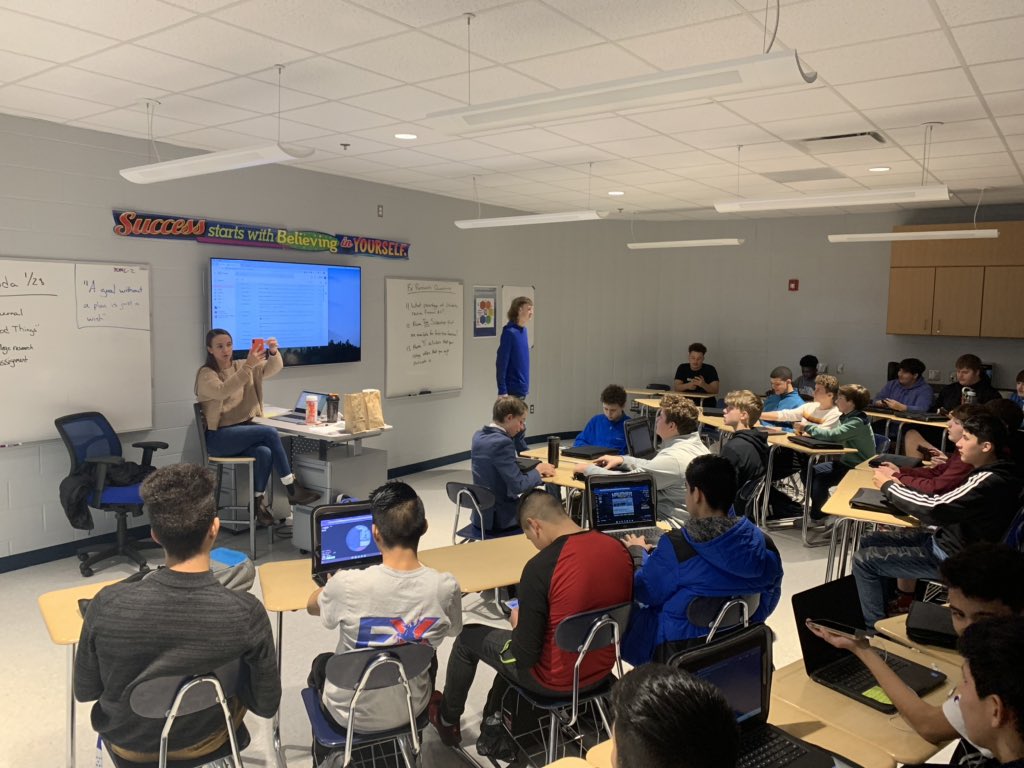 CaseyHybarger77's tweet photo. Thankful for Kley and Kara and what they pour into our FX class! These two are absolute studs, great leaders, and inspire those around them to do better!!! @CBR_Leadership https://t.co/dwKpgU2uq6