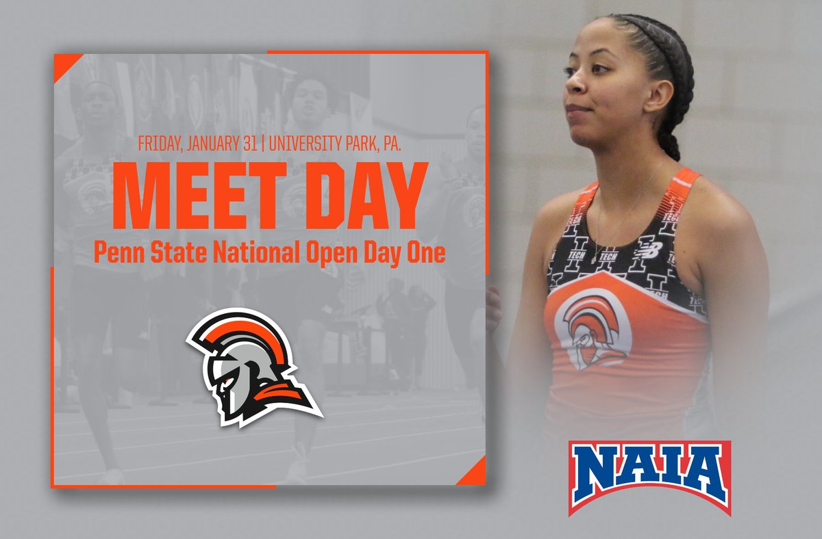 INTechWarriors's tweet photo. It's #TechGameDay! @INTechTF kicks off a busy weekend with the start of the @PennStateTFXC @GoPSUsports National Open! #TechYeah #WinIT #NAIATrack https://t.co/SmJgo97upb