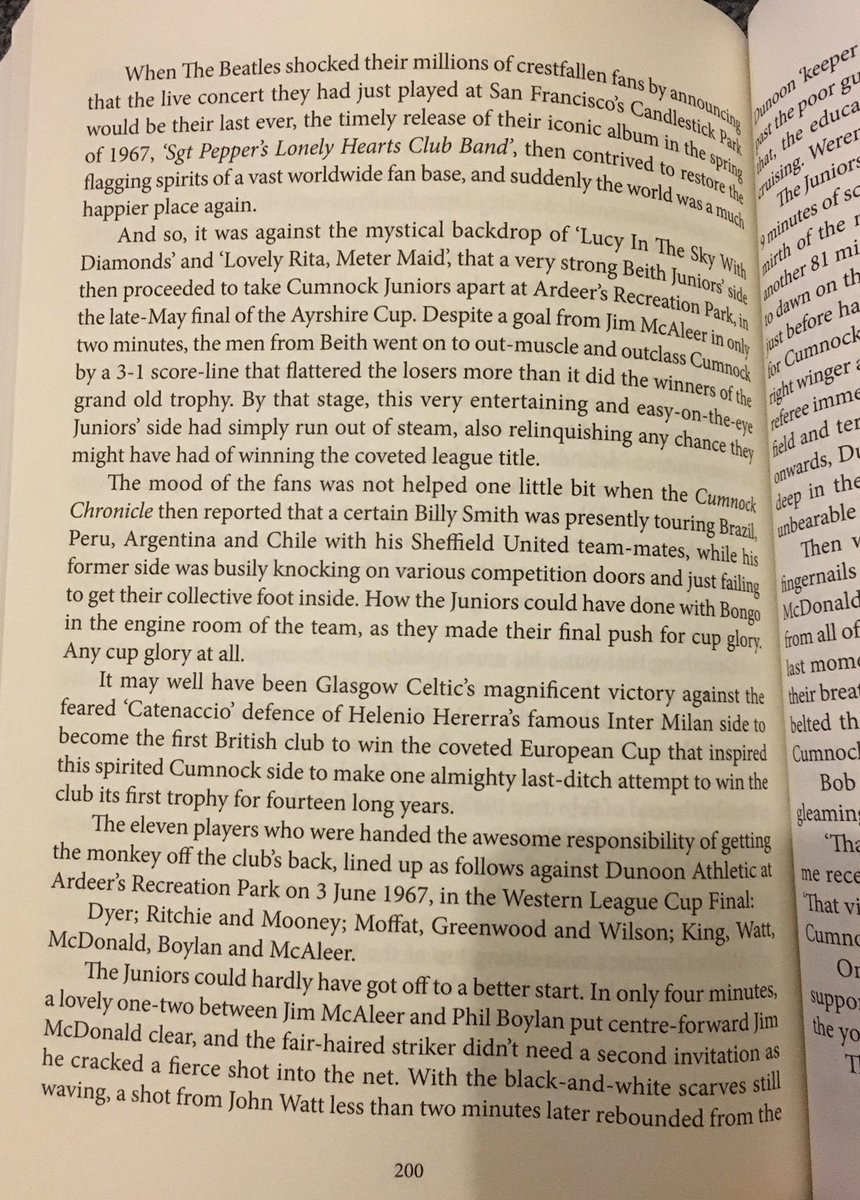 CumnockJnrsFC's tweet photo. @dougiemooney Hi Dougie.  I looked at the Cumnock Juniors book by Ian McMurdo.  Here is details of the match https://t.co/GivAcDfRrQ
