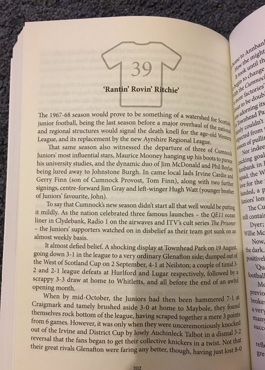 CumnockJnrsFC's tweet photo. @dougiemooney Hi Dougie.  I looked at the Cumnock Juniors book by Ian McMurdo.  Here is details of the match https://t.co/GivAcDfRrQ