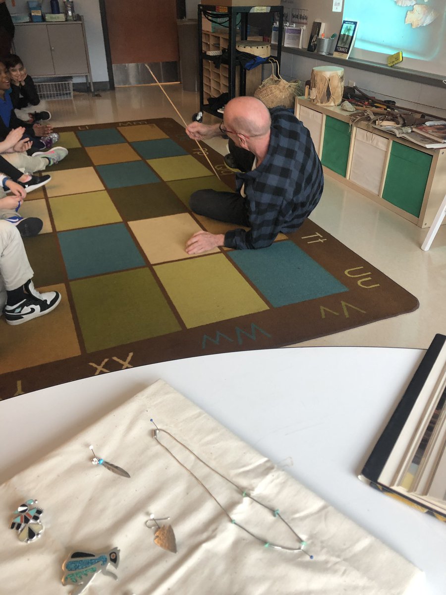 SBasilavecchio's tweet photo. Mr.Mackel brought in all sorts of interesting items today from his personal research on Native Americans. Our third graders gained new knowledge and even got a performance of him being hit with an arrow 😂 @NormanBinkleyES we are so thankful for our parent volunteers! https://t.co/43FYKxPCAq