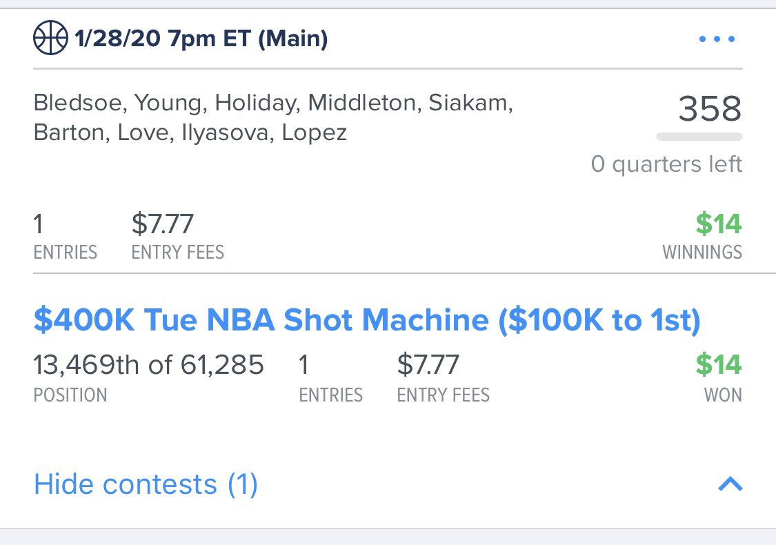BenhamouKen's tweet photo. Another winning night in the club. I feel like I post a winner everyday.   Thanks Legend!!
@IamLegendDFS 
@ClubLegendDfs https://t.co/KPjM8ecvJ0