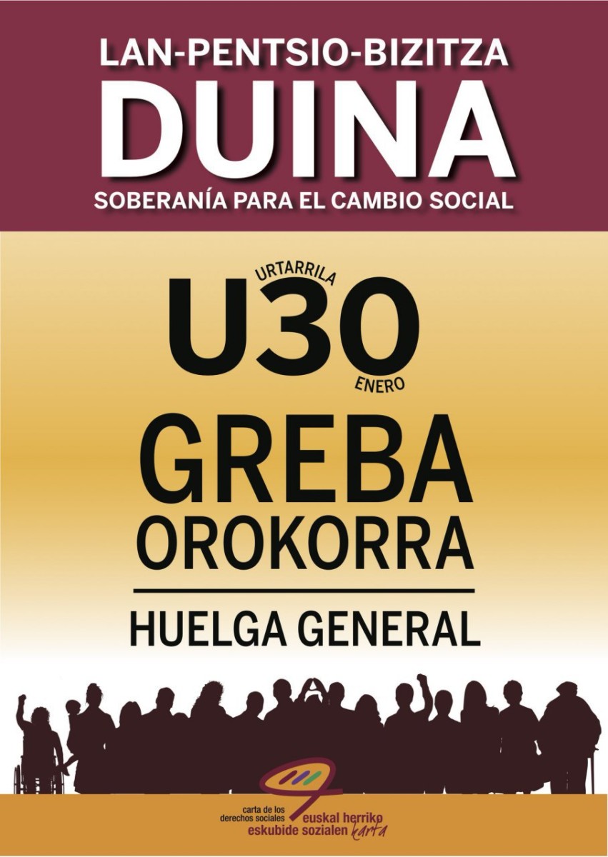 Bihar greba eguna.
15:00etatik 17:00etara Sorginenea irekita egongo da:
🍛Bazkaltzeko (ekarri zerbait ahal baduzu)
☕️Infua edo kafea hartzeko
🚽Komuna erabiltzeko
🏚️Atseden hartzeko