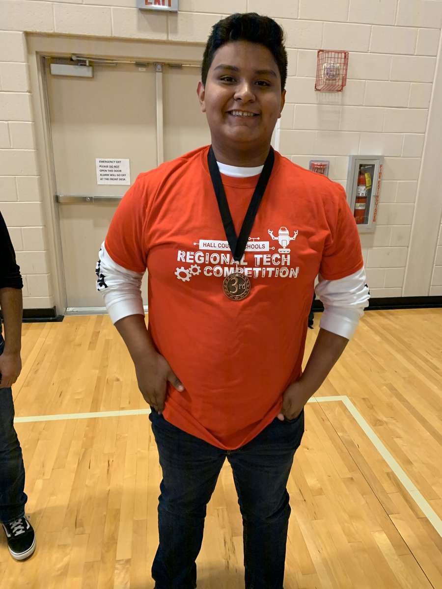 WHMS_News's tweet photo. @westhallmiddle We are coming home with some medals - 2nd place in Game Design/ 2nd place in Graphic Design &amp; 3rd place in Video Production #hallcotechco20 #Sparta #proudteacher https://t.co/VpXK3EtL4H