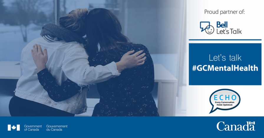 We have a role to play as public service employees to support a mentally healthy workplace.

Make a difference and show your support by searching "Mental Health" in InfoZone and taking the #MentalHealth pledge📝

#GCMentalHealth #BellLetsTalk