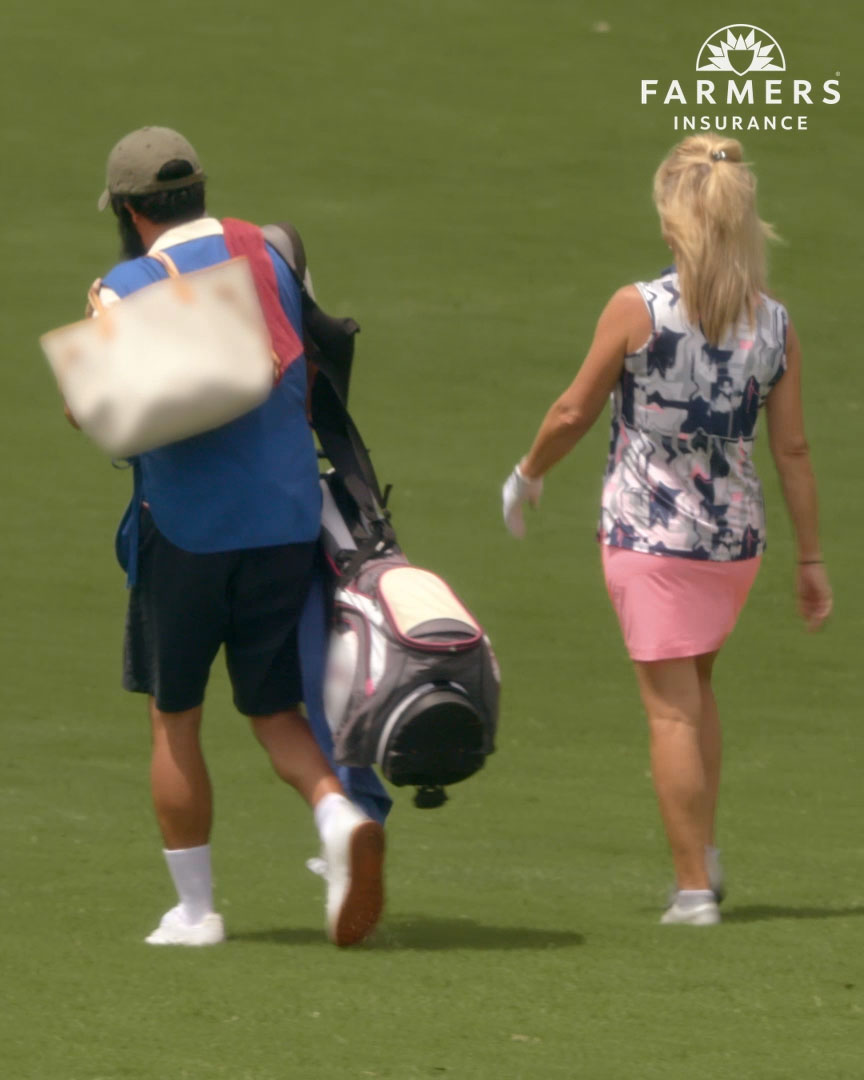 melliewackly's tweet photo. Rickie Fowler knows it’s the caddie’s duty to carry the bag— any kind of bag. Want to make sure your insurance plan holds everything you need? Call me. https://t.co/YusyzPYMF0