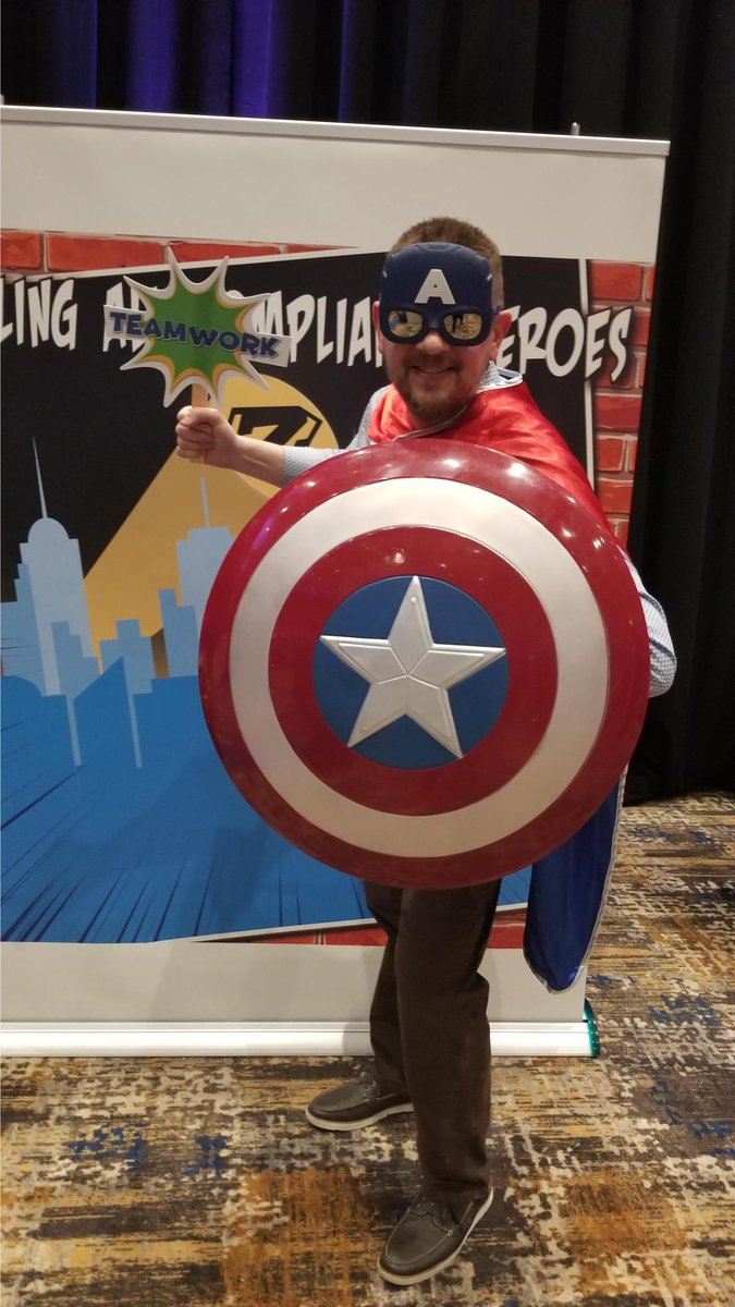 TEKLYNX's tweet photo. Looks like our Product Manager, Travis M. Wayne, is having fun as the captain of teamwork at @ZebraTechnology #Expand2020 https://t.co/11r6VZKbM1