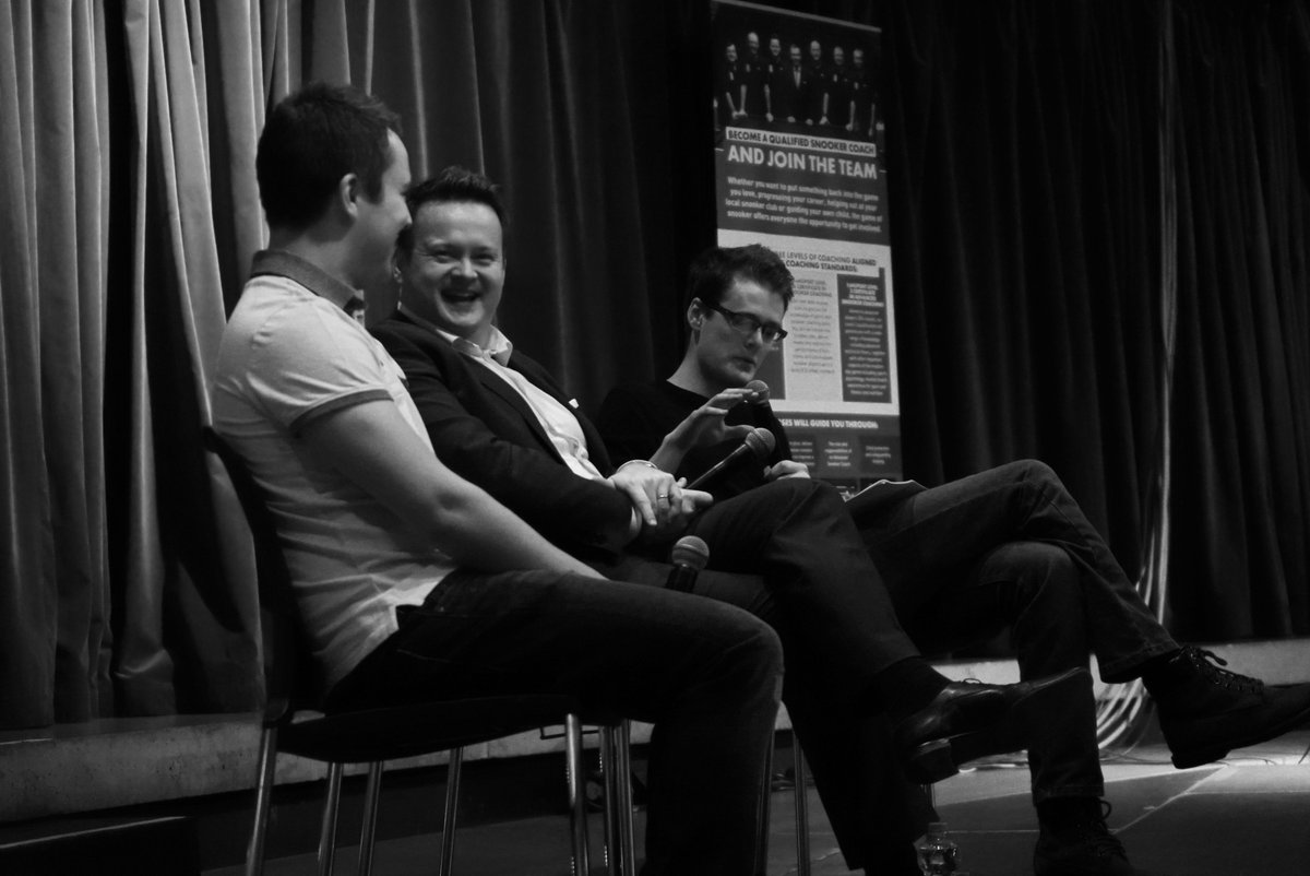 WeAreWST's tweet photo. πΈ We'll do it live.
#SnookerTableTalk warms up the @tempodrom ahead of world number one @judd147t's arrival at the @BetVictor German Masters this evening!
It's the first time our official podcast has had a live audience π #BVEuroSeries https://t.co/vrysossRUr