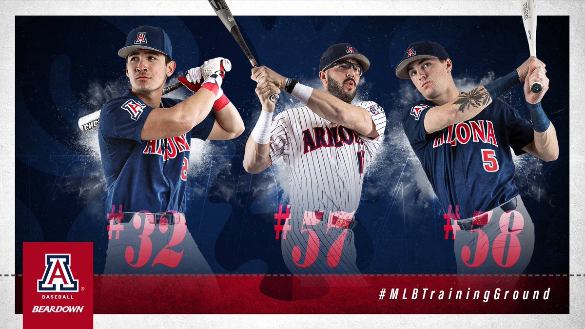 Wildcats are one of only three teams in the nation, and the only Pac-12 or West Coast program, with 3⃣ players in the Top 60 of <a href="/d1baseball/">D1Baseball</a>'s preseason hitter rankings 💪

#MLBTrainingGround | #BearDown