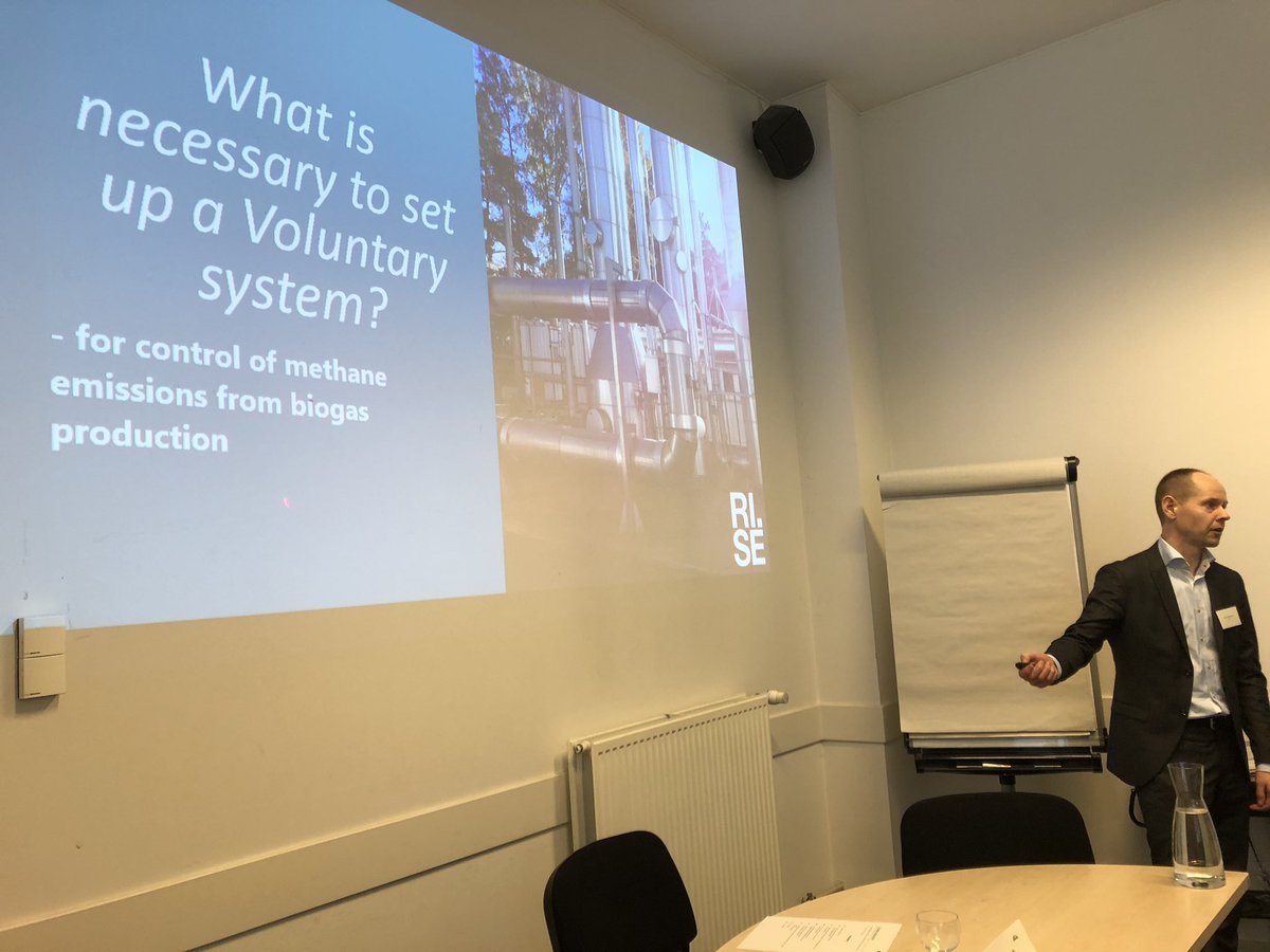 European_Biogas's tweet photo. Today @EBA we are discussing the benefits of setting up a #voluntary #system for monitoring and mitigating the #GHG #emissions at the biogas plants. #evembi @RISEsweden https://t.co/3F5SnNZryR