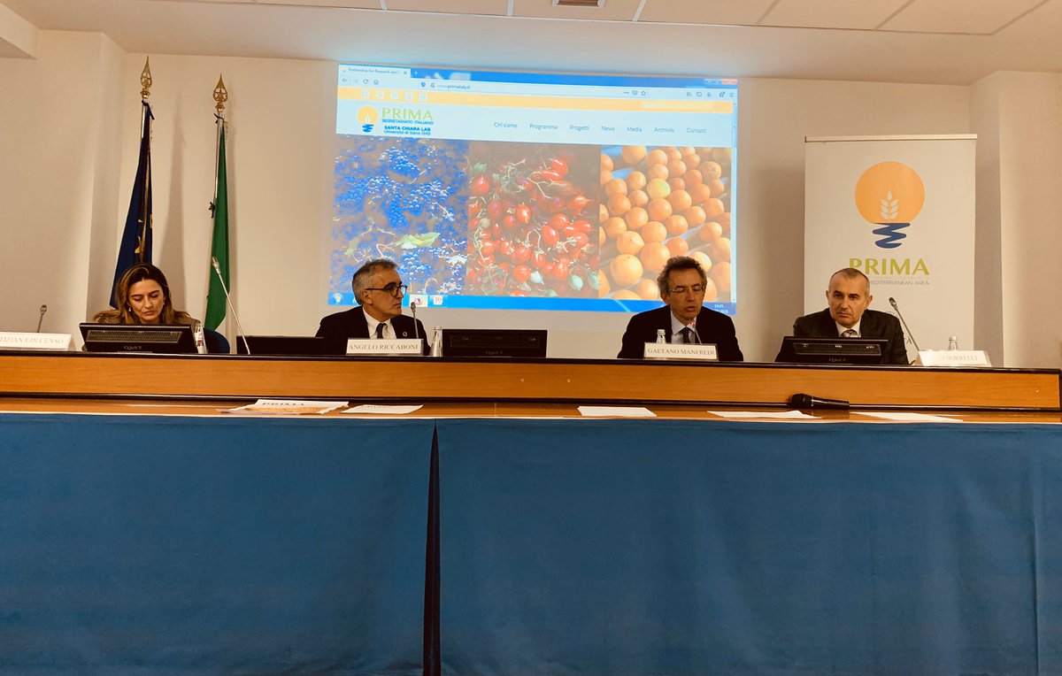 Il Ministro @GaetanoManfredi al <a href="/primaitaly/">Segretariato Italiano di PRIMA</a> INFO DAY “con questo progetto dimostriamo di andare nella direzione giusta”