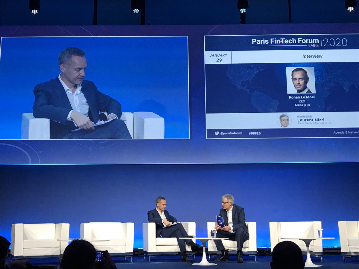 wtaranoff's tweet photo. #PFF20 #PFF2020 
The key breaks for banks according to Ronan Le Moal CEO @cmarkea :
➡️Banks think they have time
➡️Internal processes must be focus on the need of the customers
➡️Expand the vision to involve and engage the employees
with @LNizri @ParisFinForum 
#Fintech https://t.co/F3gsGZsky3