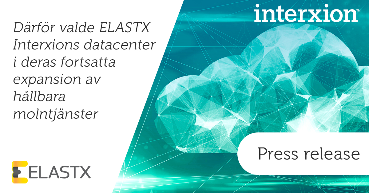 digitalrealtySE's tweet photo. Med en ambition att vara ett tydligt svenskt alternativ inom #molntjänster och höga krav på #säkerhet, #konnektivitet och #hållbarhet väljer nu @elastx att expandera sitt publika moln i @interxions #datacenter i Stockholm

Läs mer: https://t.co/ysKBiLaVP5 https://t.co/36YxE2CdeW