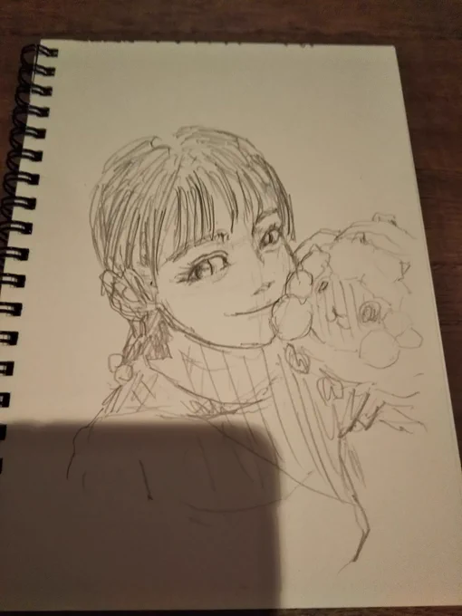今日は昨日よりは描けるようになった気がする。 