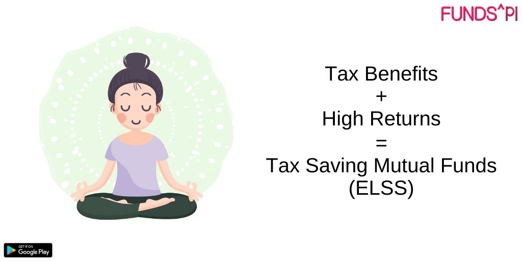 fundspiIndia's tweet photo. Tax Benefits⠀
+⠀
High Returns⠀
=⠀
Tax Saving Mutual FundS (ELSS)⠀
.⠀
#financialfreedom #wealthbuilding #wealthmanagement⠀⠀
#investmentsahihai #Investments⠀⠀
#MutualFunds #MutualFundsSahiHai #mutualfundinvestment #sip #wealthgain #investment https://t.co/ukeKu5BNDM