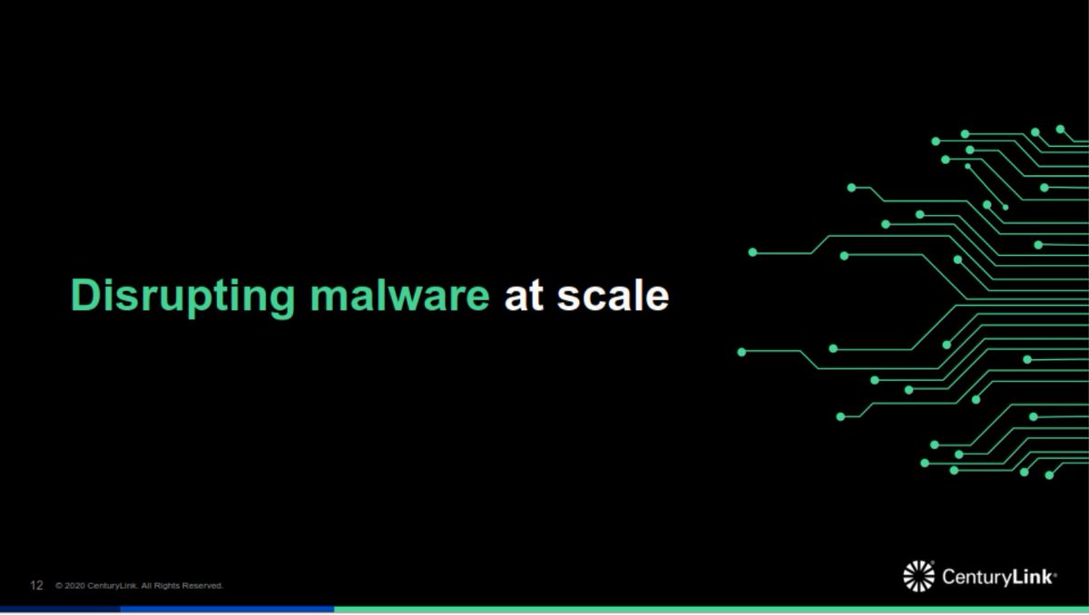 "I want to tell you about a malware attack that I found especially cool..." - Chris Betz, CSO

^^Filed to 'things you will only ever hear from a security pro.' 

#CenturylinkAR