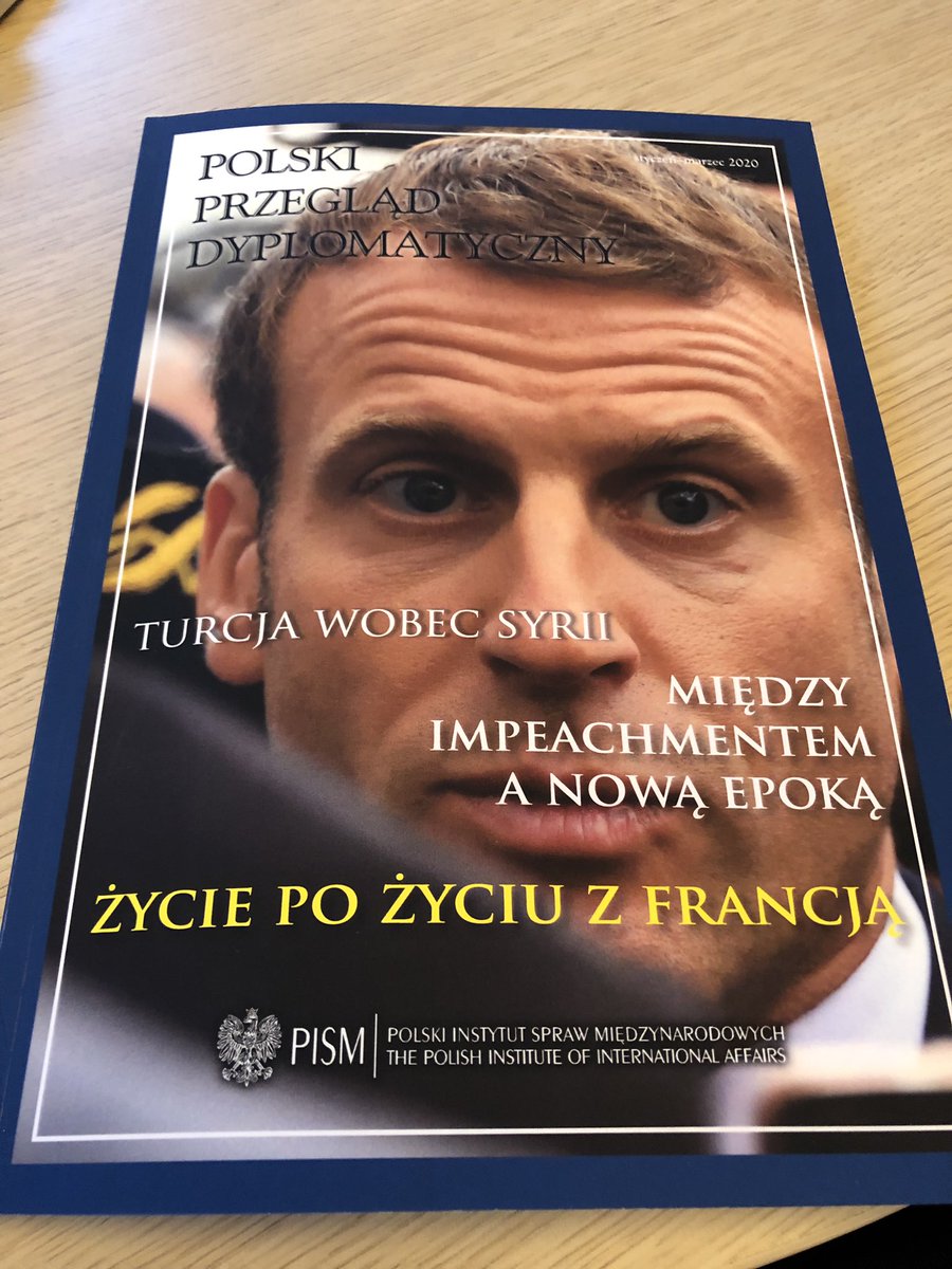 Polityka zagraniczna to dla <a href="/PISM_Poland/">PISM</a> fantastyczny temat dla debaty. W nowym <a href="/PPD_PISM/">Polski Przegląd Dyplomatyczny</a> pióra m.in <a href="/BeataGWinter/">Beata Górka-Winter</a>, <a href="/PrzemysZurawski/">Przemysław Żurawski vel Grajewski</a> <a href="/A_Traczyk/">Adam Traczyk</a> <a href="/jgotkowska/">Justyna Gotkowska</a> <a href="/MarekRodzik/">Marek Rodzik</a> <a href="/mr_furdyna/">Marcin Furdyna</a> i ekspertów PISM, dostarczają świetnych dowodów. Dziękuję za teksty i polecam!
