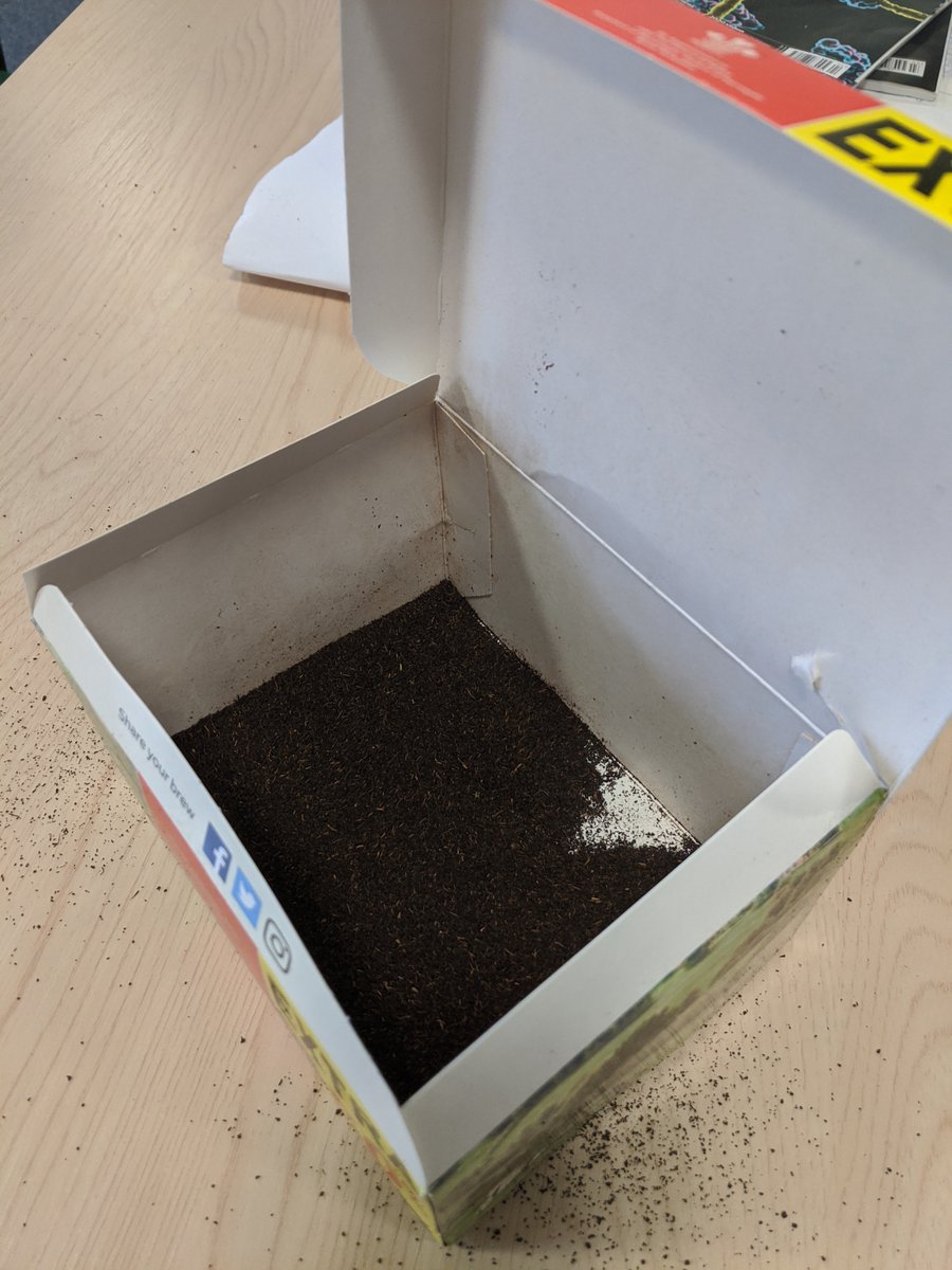 david_orr8's tweet photo. @YorkshireTea I know the 50% extra was free but I didn't expect to be at the bottom of the box! https://t.co/kaNwHQQyGH